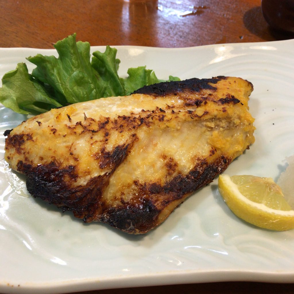「満ち幸」エボダイの焼き魚