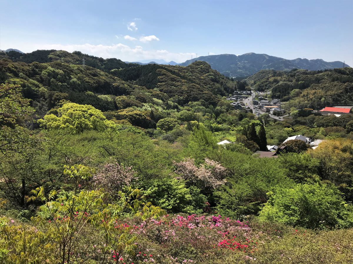 写真：御船山楽園 花見台からの景色