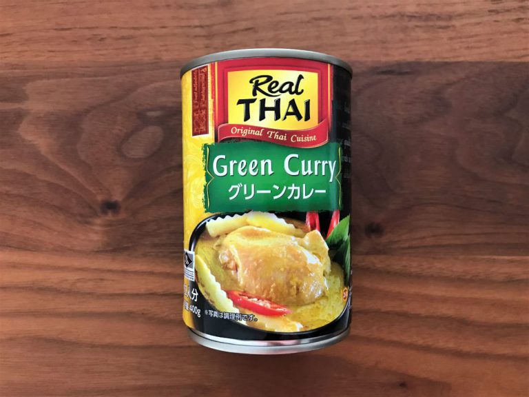 写真：業務スーパー　グリーンカレーの缶詰
