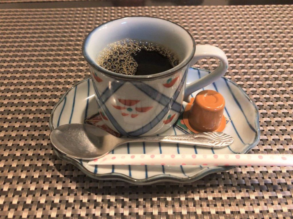 写真：福岡市西区「谷久」ランチ食後のコーヒー