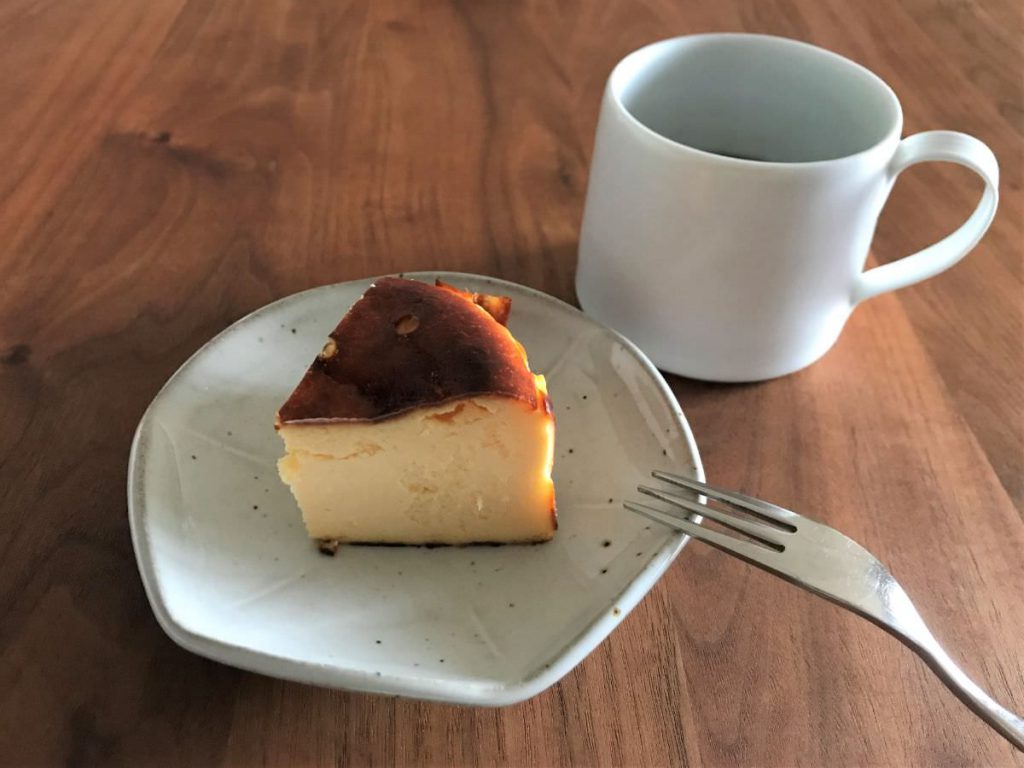 写真：香のかのバスクチーズケーキ