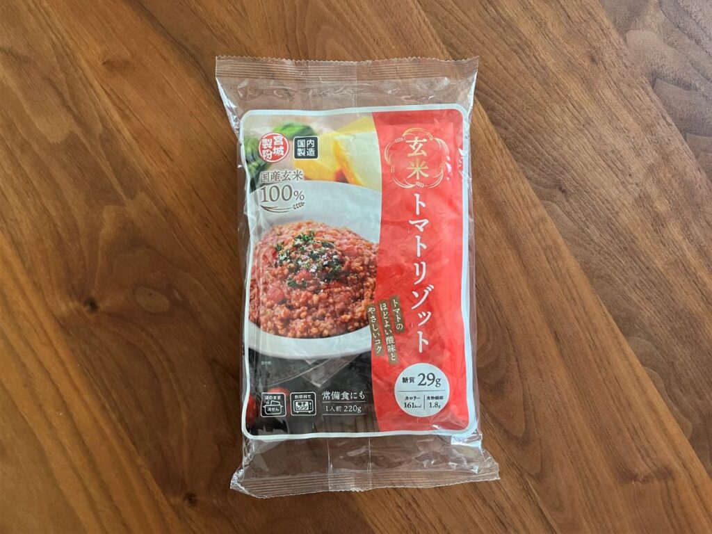 写真：業務スーパー 玄米トマトリゾット3食入り