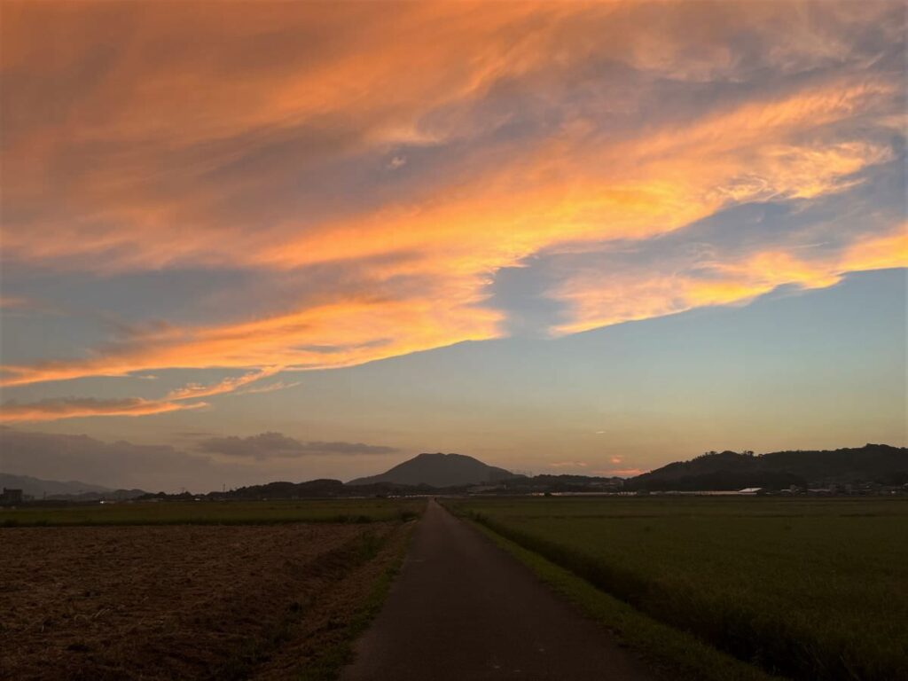 写真：福岡糸島の田園風景
