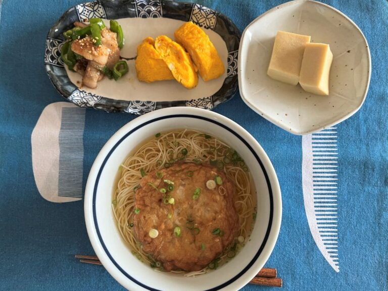 写真：にゅう麺定食的なランチ