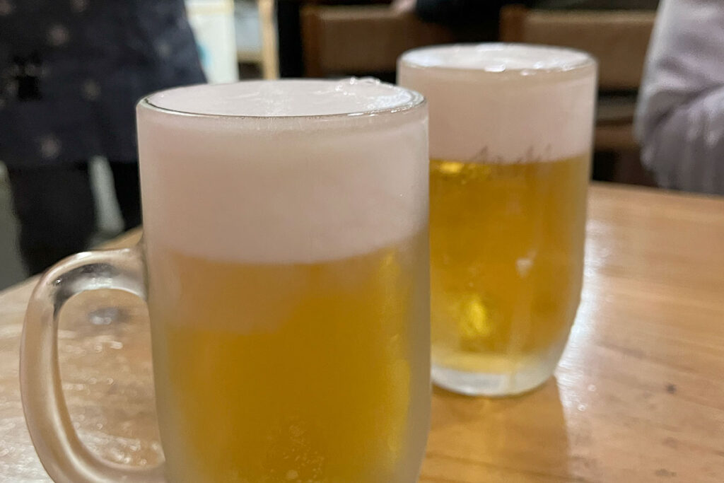 写真：宮崎市 槐（かいのや）生ビール！