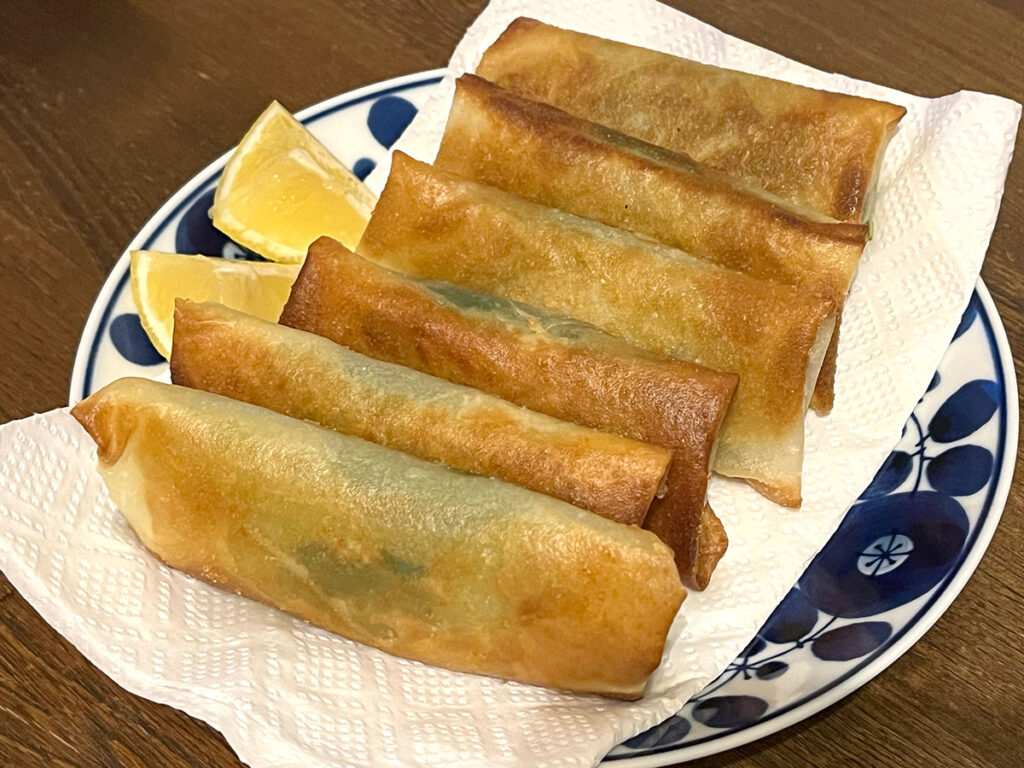 写真:豆腐ツナ春巻き