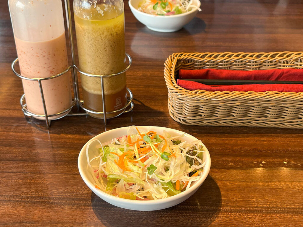 写真:ぎゅう丸 伊都店 ランチサラダ