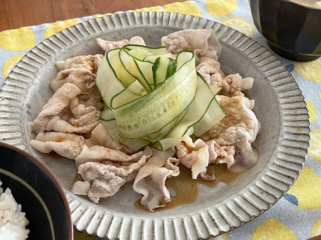写真:雲白肉風しゃぶしゃぶ