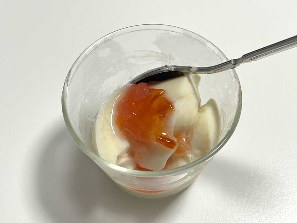 写真:豆乳寒天