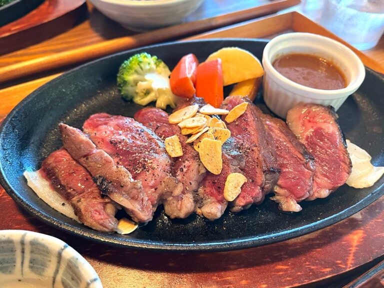 写真：福岡うきは 肉屋一ノ剱 牛赤身ステーキ
