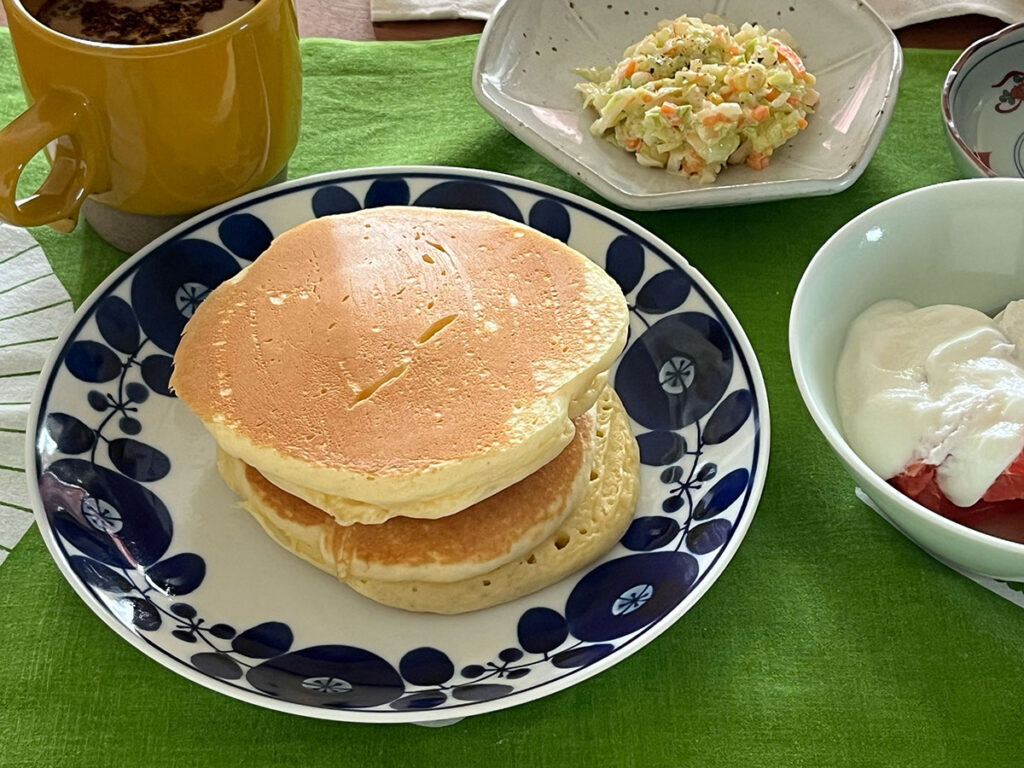 写真:米粉のパンケーキ