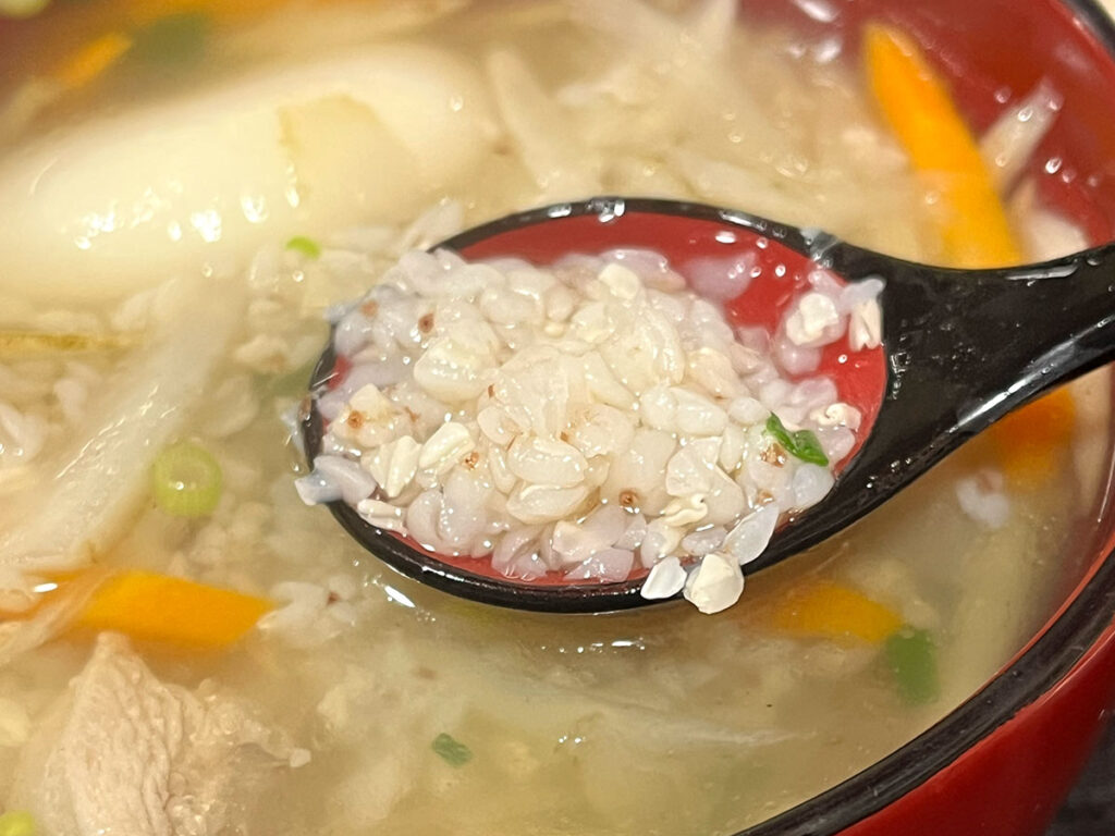 写真：徳島 茶里庵 そばごめ雑炊