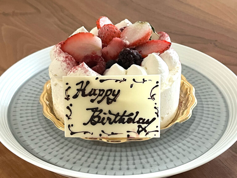 写真：極醸フロマージュ バースデーデコレーション