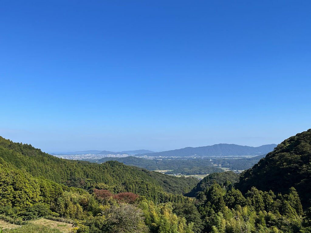 写真：糸島の山からの風景