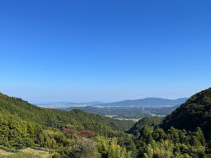 写真：糸島の山からの風景