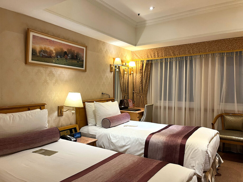 写真:台湾 台北 コスモスホテルのスーペリアツインルーム