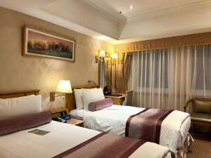 写真：台湾 台北 コスモスホテルのスーペリアツインルーム