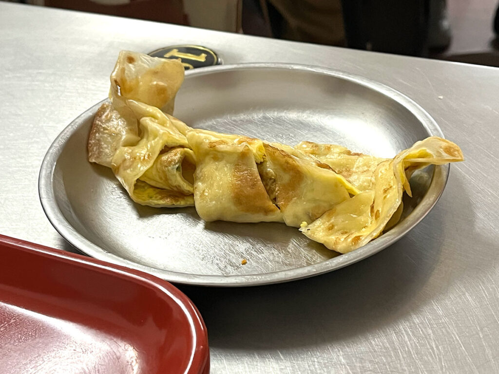 写真:台湾台北 四海豆漿大王の卵焼き