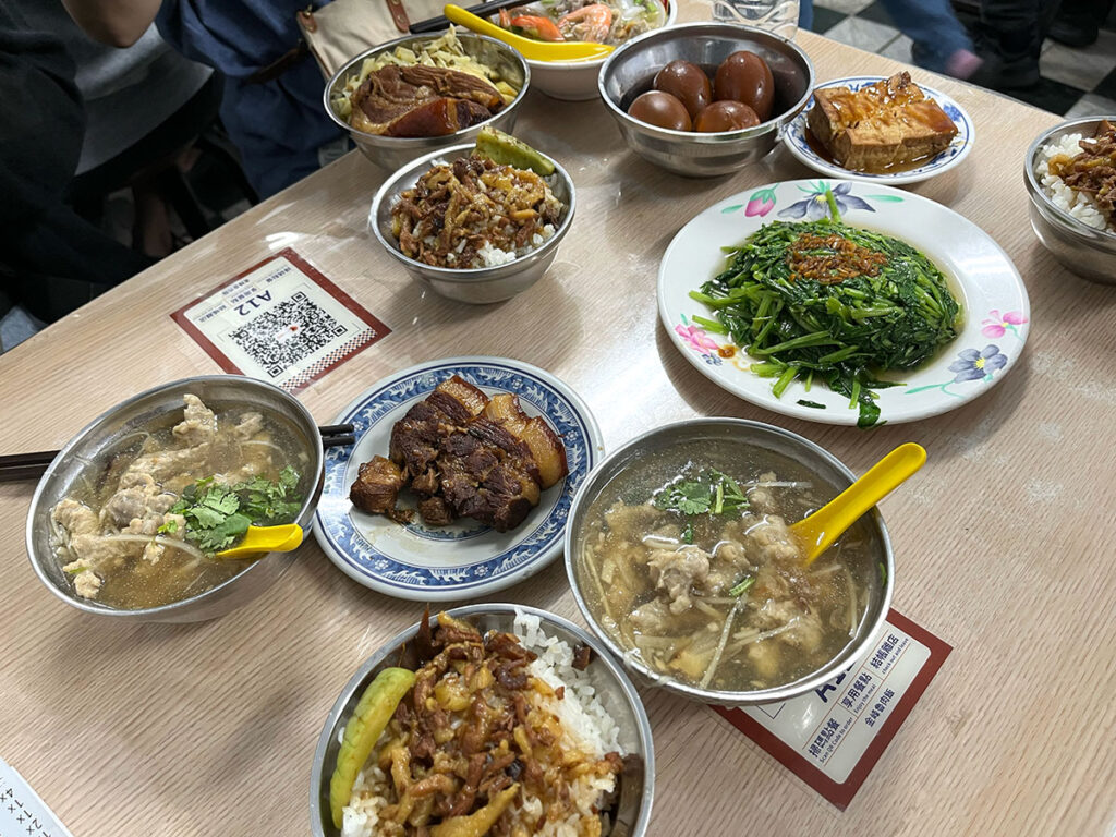 写真：台湾台北「金峰魯肉飯」の魯肉飯