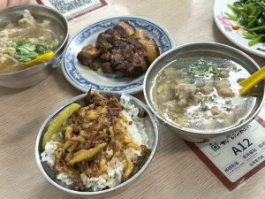 写真：台湾台北「金峰魯肉飯」の魯肉飯