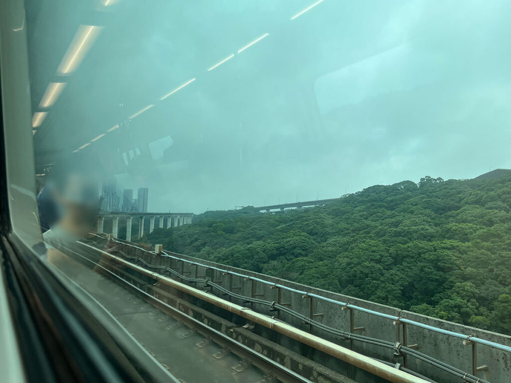写真：台北　空港線からの景色