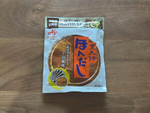 写真：台湾で買ったほんだし