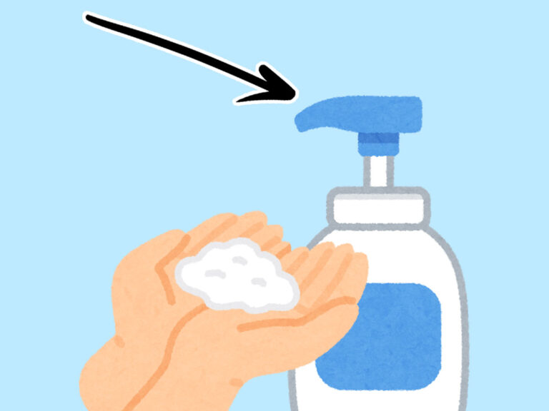 イラスト：ハンドソープのイメージ