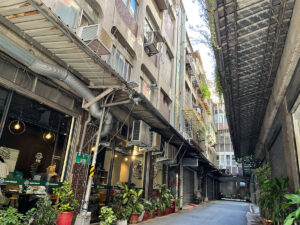 写真：台湾 台北 迪化街の路地