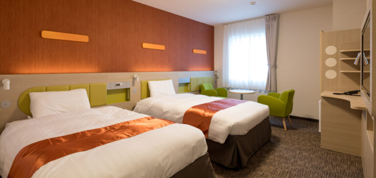 写真：コンフォートホテル宮崎のツインルーム