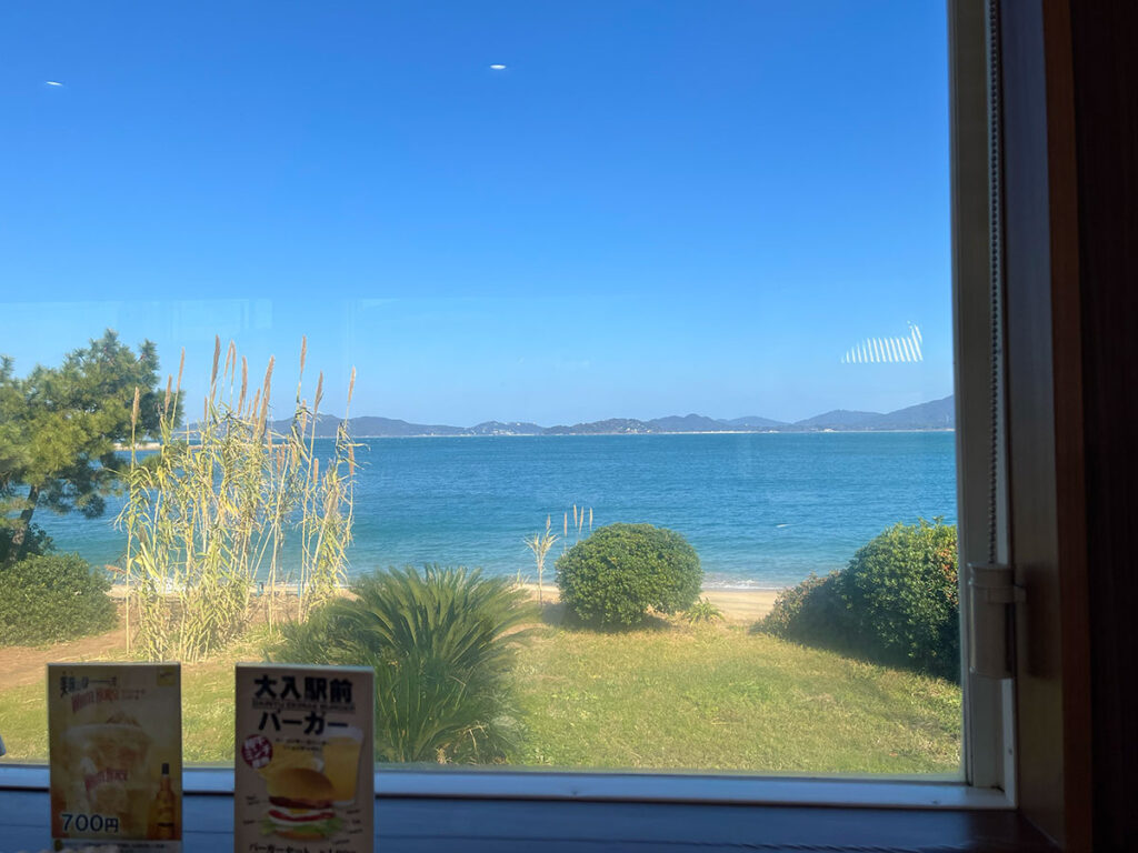 写真：福岡糸島　アンガス 窓からの風景